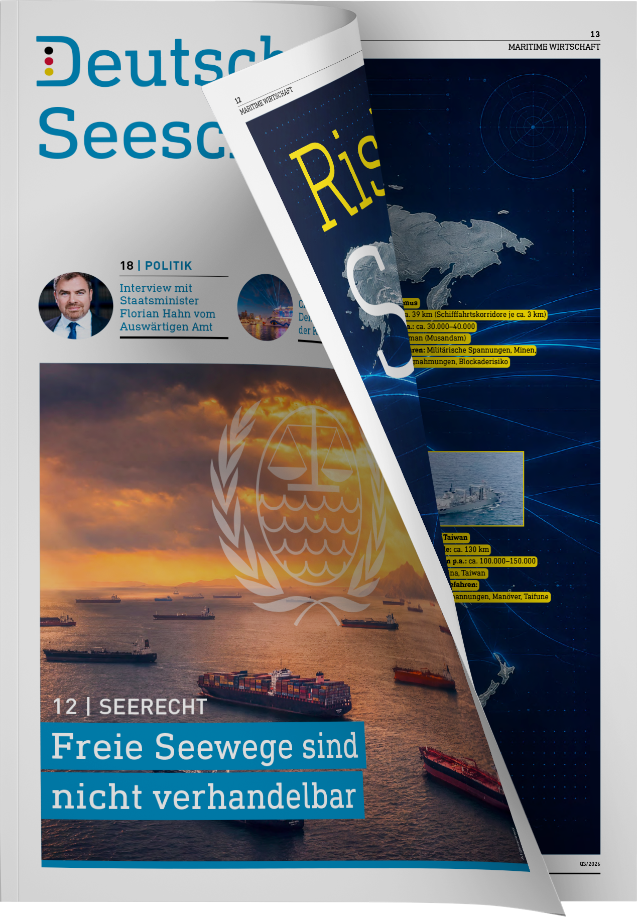 Cover der Deutschen Seeschifffahrt, Ausgabe 3-2026