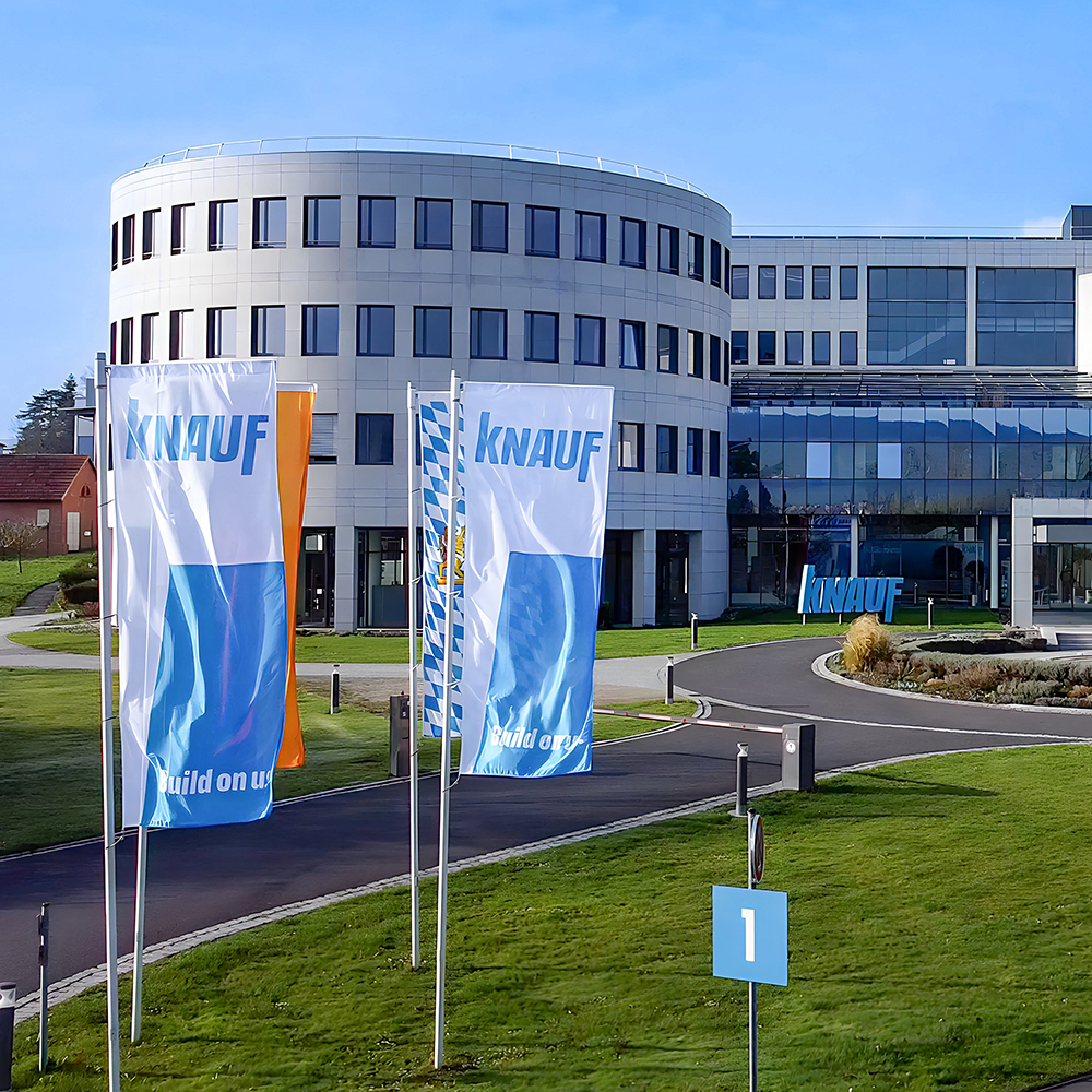 Foto der Knauf-Zentrale in Iphofen
